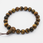 Tiger Eye Buddha 8mm Ball Bracelet 52mm